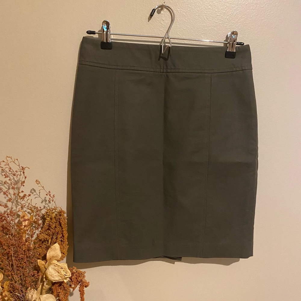 Gray Calvin Klein pencil skirt